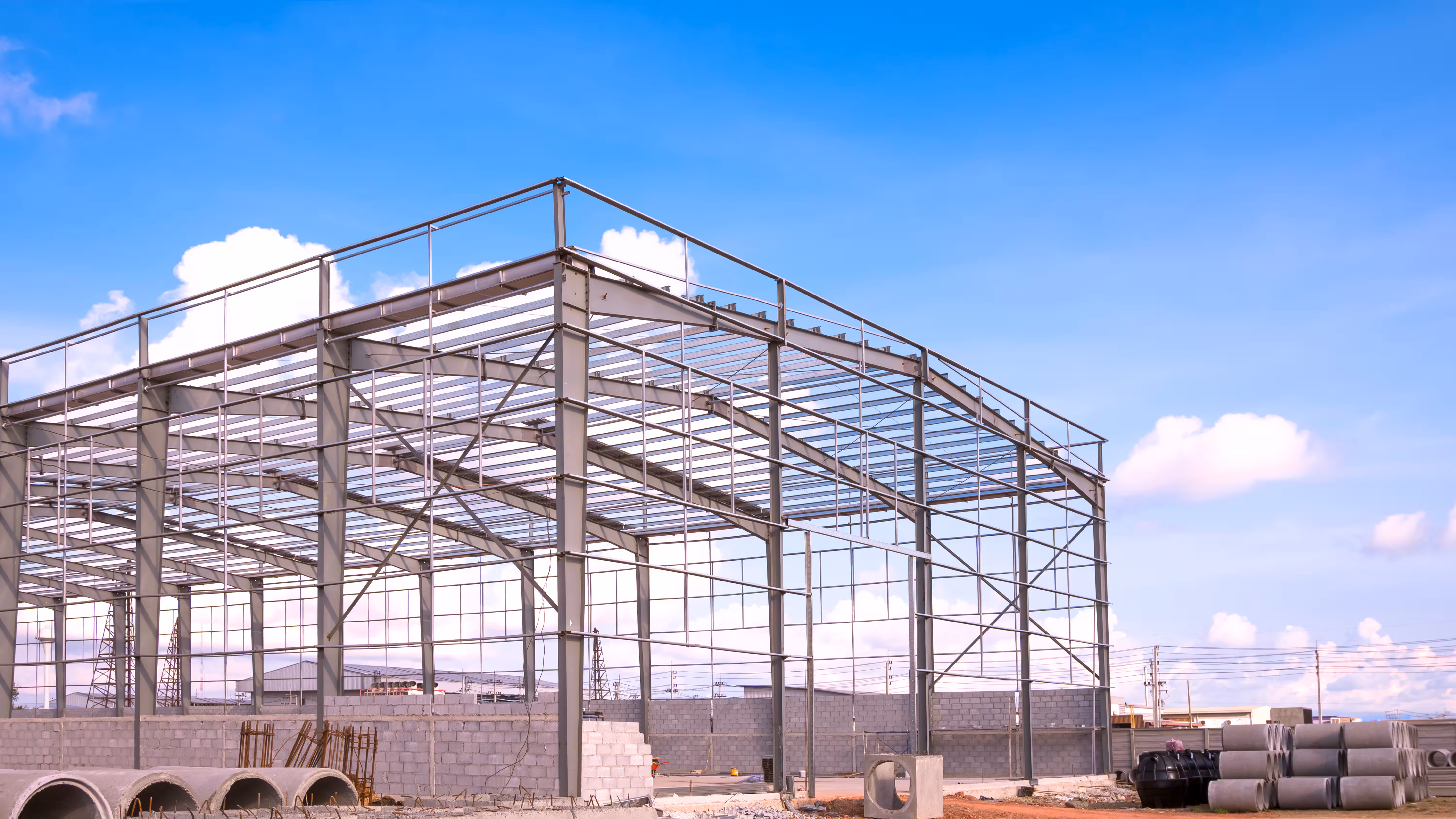 Manufacturing of Pre Fabricated Steel Buildings